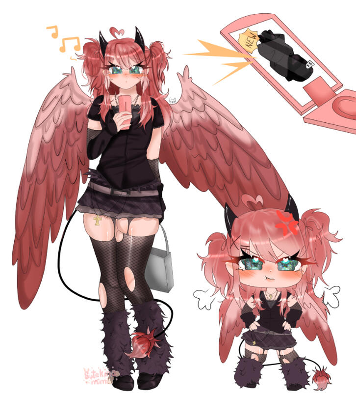 Rendered Fullbody + Chibi + Item
